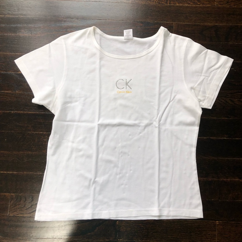 Vintage Embellished CK Calvin Klein Tee Shirt